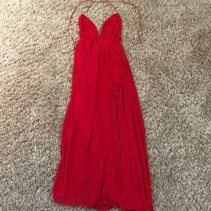 Red blackless Maxi